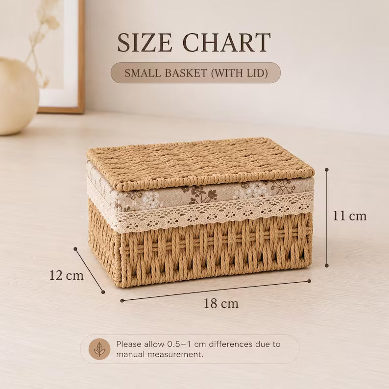 Handmade Rattan Storage Box