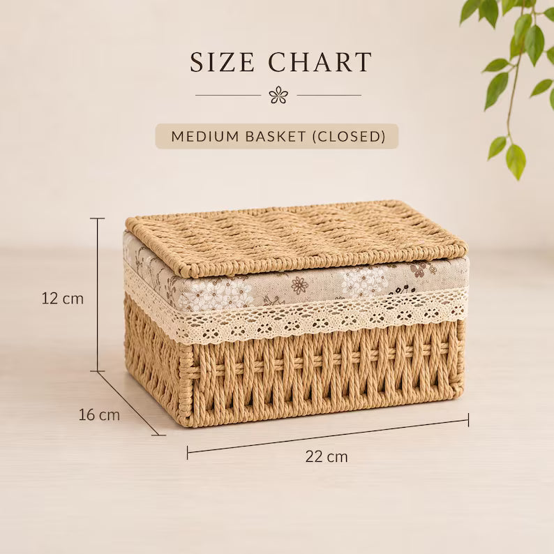 Handmade Rattan Storage Box
